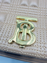 Load image into Gallery viewer, Burberry Lola medium dark beige quilted crossbody