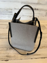 Load image into Gallery viewer, Burberry London canvas bucket bag with strap