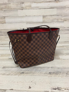 Louis Vuitton Neverfull MM ebene with pouch