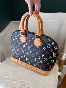 Louis Vuitton Alma PM Multicolor Black Monogram