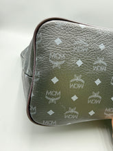Load image into Gallery viewer, MCM Large Black Visetos Magnum collab tote with pouch