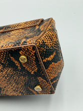 Load image into Gallery viewer, Vivienne Westwood Hazel Medium Shoulder Bag in embossed snake leather with matching wallet