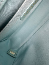 Load image into Gallery viewer, Chanel Tiffany Blue Caviar Medium Boy on chain