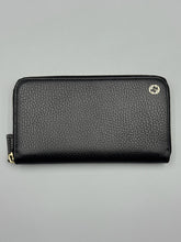 Load image into Gallery viewer, Gucci Black Interlocking Zippy long wallet