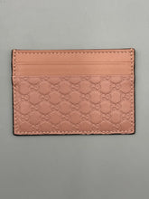 Load image into Gallery viewer, Gucci Pink GG Guccissima card wallet
