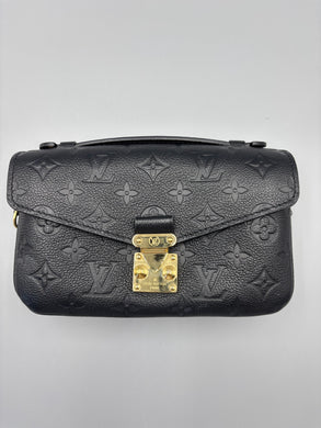 Louis Vuitton East West Pochette metis black empreinte monogram