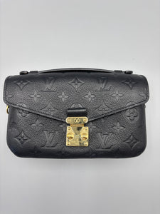 Louis Vuitton East West Pochette metis black empreinte monogram