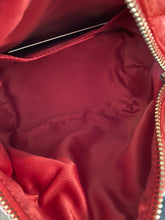 Load image into Gallery viewer, Chanel Red Lambskin CC Top Handle with chain crossbody