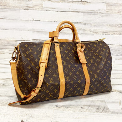 Louis Vuitton Keepall 50 Bandouliere monogram bag with strap - 2