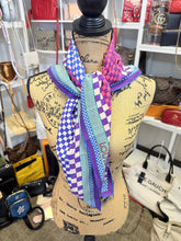 Load image into Gallery viewer, Louis Vuitton Lmt Ed Damier Multicolor silk scarf