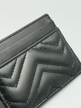 Load image into Gallery viewer, Gucci Black Marmont Half Moon crossbody on chain plus wallet