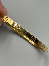 Load image into Gallery viewer, Cartier 18k yellow gold Small Love Bracelet - size 15