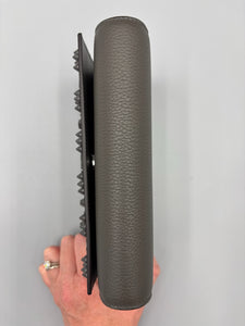 Christian Louboutin Paloma embellished grey wallet on chain