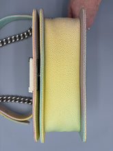 Load image into Gallery viewer, Chanel Small Boy Rainbow Quilted Cuba caviar on chain
