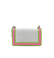 Load image into Gallery viewer, Chanel Old Medium Fluo Flap bag neon