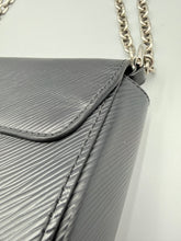 Load image into Gallery viewer, Louis Vuitton Black Epi Twist MM on chain