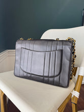 Load image into Gallery viewer, Chanel Vintage Jumbo Vertical Ligne Lambskin chain bag