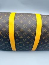 Load image into Gallery viewer, Louis Vuitton Keepall 50 Bandouliere Safran monogram with strap