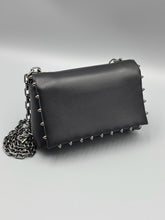 Load image into Gallery viewer, Christian Louboutin spikey soft pouch crossbody with chain