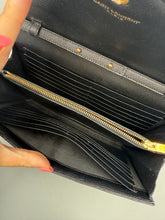 Load image into Gallery viewer, Saint Laurent Cassondre Classic Monogram Medium Chain Wallet