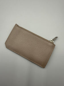 YSL grey card holder long