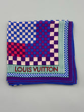Load image into Gallery viewer, Louis Vuitton Lmt Ed Damier Multicolor silk scarf