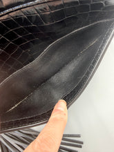 Load image into Gallery viewer, YSL Mini Lou Black croc camera crossbody