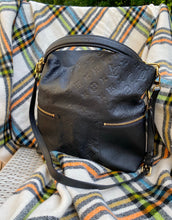 Load image into Gallery viewer, Louis Vuitton Melie Black Empreinte tote with strap