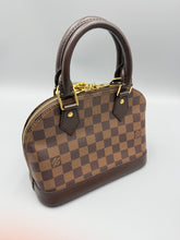 Load image into Gallery viewer, Louis Vuitton Alma BB ebene with strap