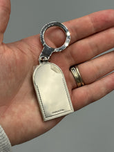 Load image into Gallery viewer, Louis Vuitton Luggage tag Silver key ring holder