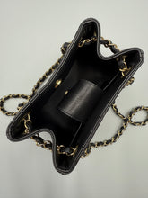 Load image into Gallery viewer, Chanel 22S Caviar Quilted Black Mini Bucket Crossbody Bag