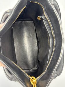Chanel Caviar Medallion black tote with GHW