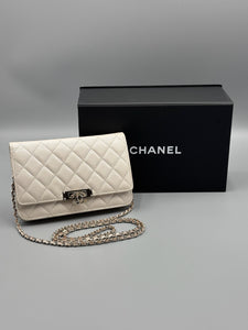 Chanel Pearly white Wallet on Chain crossbody