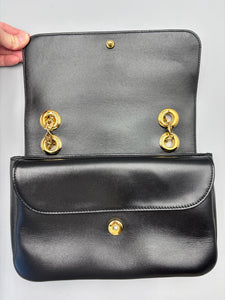 Gucci Azalea Calfskin Small Marina Chain Shoulder Bag Black