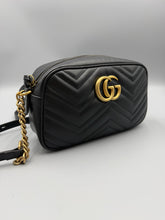 Load image into Gallery viewer, Gucci Small Marmont Camera crossbody black