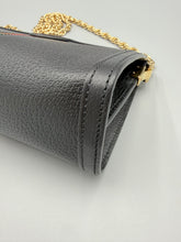 Load image into Gallery viewer, Gucci Medium Black Ophidia Clutch on chain