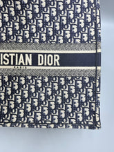 Load image into Gallery viewer, Christian Dior Large Oblique Navy book tote