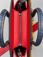 Load image into Gallery viewer, Christian Louboutin Mini Paloma Denim Embellished tote with strap