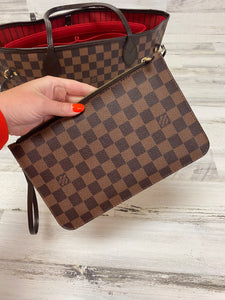 Louis Vuitton Neverfull MM ebene with pouch