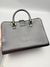 Load image into Gallery viewer, Saint Laurent Monogram Cabas Leather Black small tote with strap