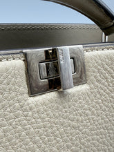 Load image into Gallery viewer, Fendi Gray Mini Peekaboo top handle crossbody