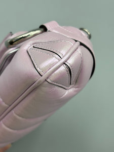 Gucci pink Irredescent Horsebit shoulder bag