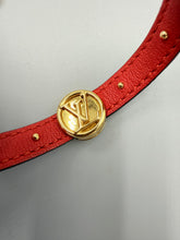 Load image into Gallery viewer, Louis Vuitton LV Circle wrap bracelet monogram with red - small