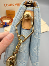 Load image into Gallery viewer, Louis Vuitton Coussin BB Sky Blue Denim with chain and strap