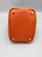 Load image into Gallery viewer, Hermes Taurillon Clemence Picotin Lock 18 PM Orange poppy