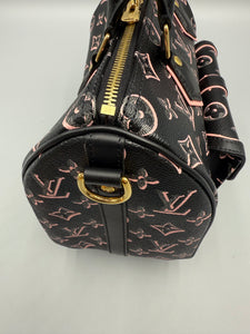 Louis Vuitton Speedy 25 Fall for You Banouliere black monogram with strap