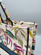 Load image into Gallery viewer, Christian Dior Canvas Embroidered Large KJouy Fantastica Book Tote Multicolor