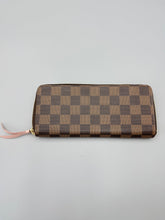 Load image into Gallery viewer, Louis Vuitton Clemence ebene wallet with rose ballerine