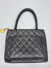 Load image into Gallery viewer, Chanel Caviar Medallion black tote with GHW