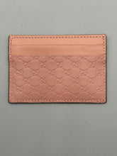 Load image into Gallery viewer, Gucci Pink GG Guccissima card wallet